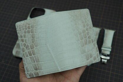 Card Holder (Double) - Himalayan / Crocodile Leather - Image 2