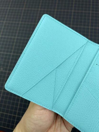Card Holder (Double) - Himalayan / Crocodile Leather - Image 3