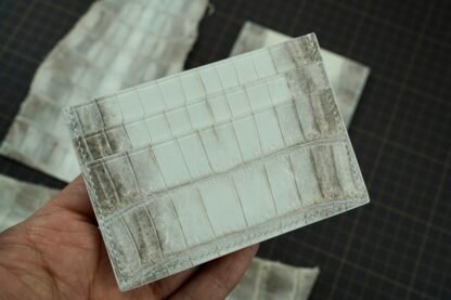 Card Holder (Small) - Himalayan / Crocodile Leather