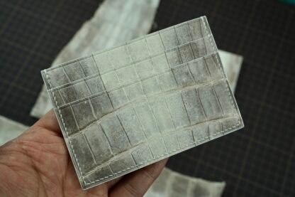 Card Holder (Small) - Himalayan / Crocodile Leather - Image 2