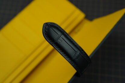 Long Wallet - Black / Yellow / Crocodile Leather - Image 12
