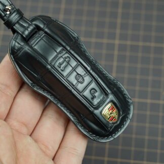 Porsche - Black / Crocodile Leather