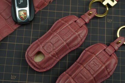 Porsche - Salmon / Crocodile Leather