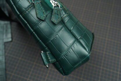 Sling Bag - Green / Crocodile Leather - Image 4
