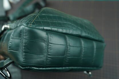 Sling Bag - Green / Crocodile Leather - Image 10