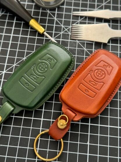 BMW - Brown / Green / Vegan Leather - Image 6