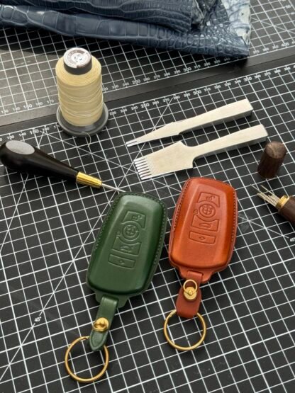 BMW - Brown / Green / Vegan Leather - Image 5