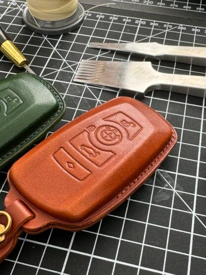 BMW - Brown / Green / Vegan Leather - Image 4