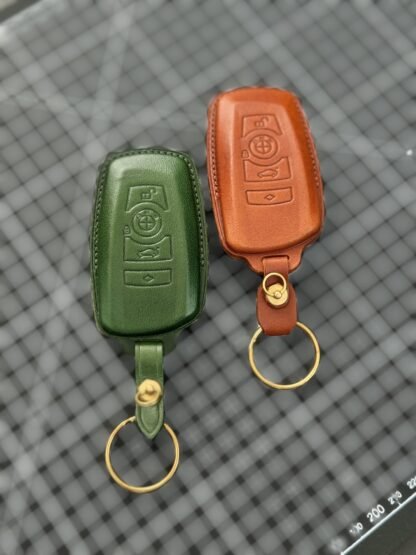 BMW - Brown / Green / Vegan Leather - Image 3