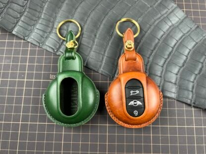 Mini - Brown / Green / Vegan Leather - Image 4