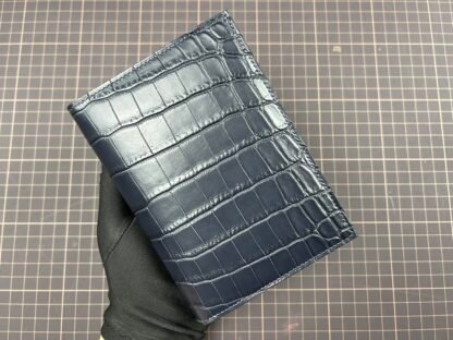 Wallet - Blue / Crocodile Leather