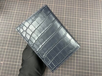 Wallet - Blue / Crocodile Leather - Image 2