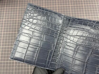Wallet - Blue / Crocodile Leather - Image 6