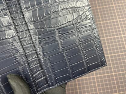 Wallet - Blue / Crocodile Leather - Image 4