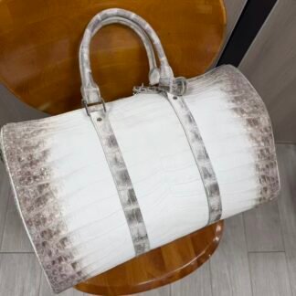 Himalayan crocodile bag - luxury travel weekender